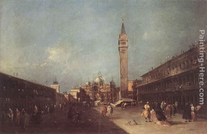 Piazza San Marco painting - Francesco Guardi Piazza San Marco art painting